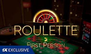 1xBet First Person Roulette